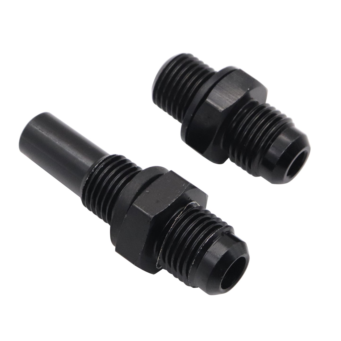 1Pair Fits For 4L80E Transmission Cooler Line Adapter Fittings 6AN Flare New
