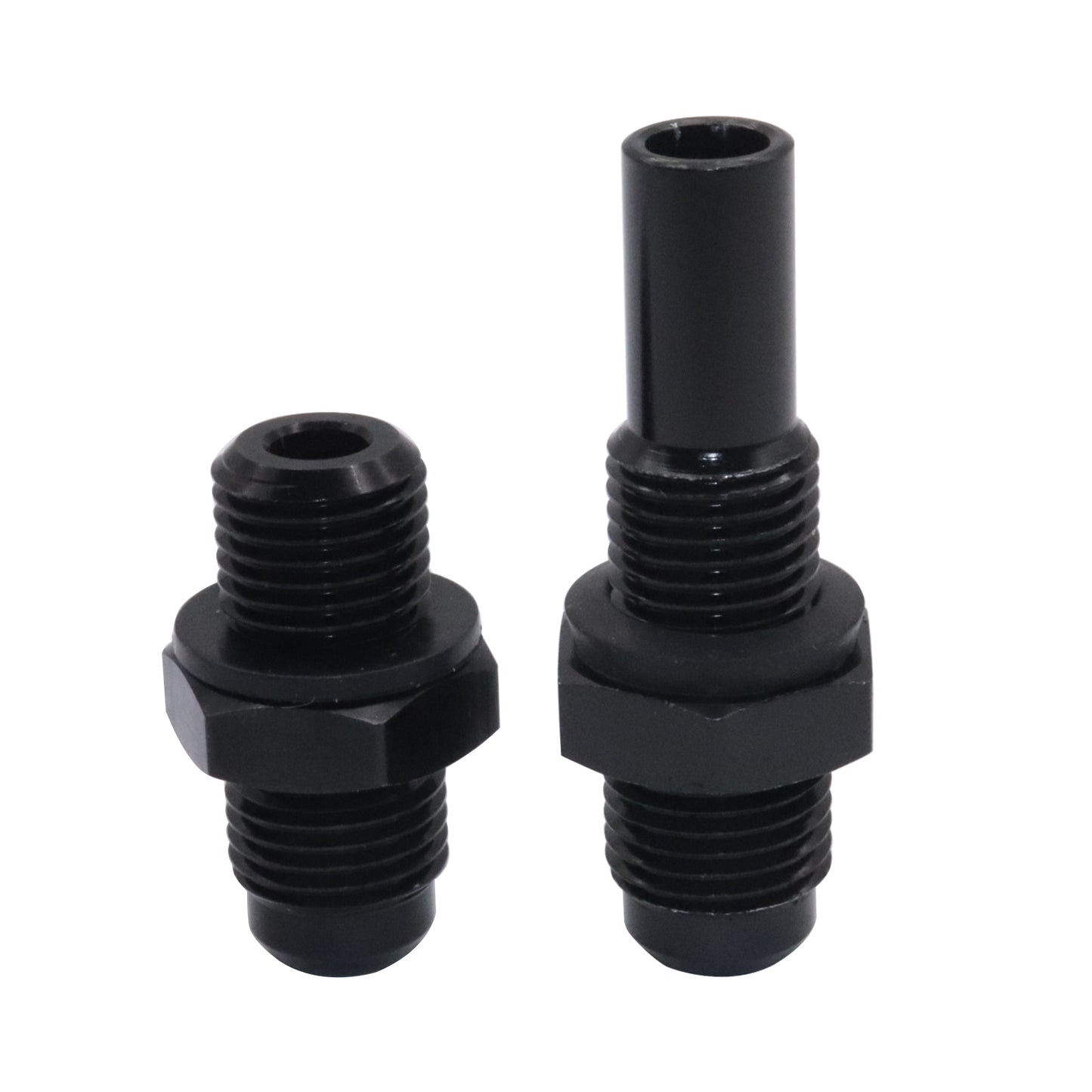 1Pair Fits For 4L80E Transmission Cooler Line Adapter Fittings 6AN Flare New