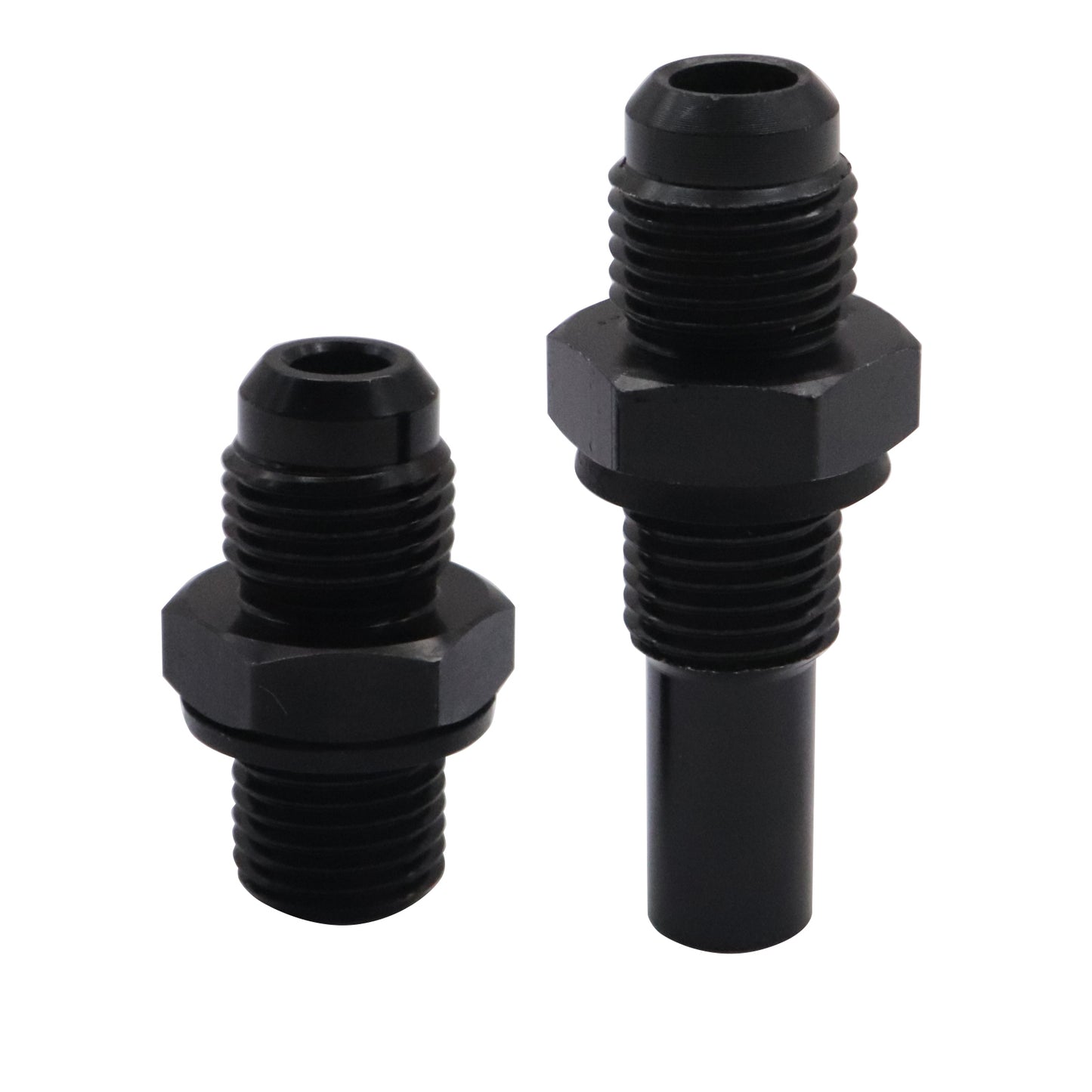 1Pair Fits For 4L80E Transmission Cooler Line Adapter Fittings 6AN Flare New
