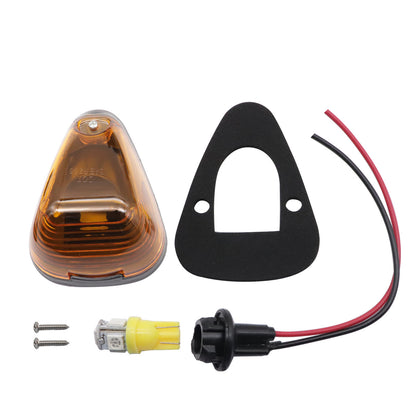 For 99-16 Ford F250 F350 F450 Super Duty 5X Amber LED Cab Roof Marker Light Kit