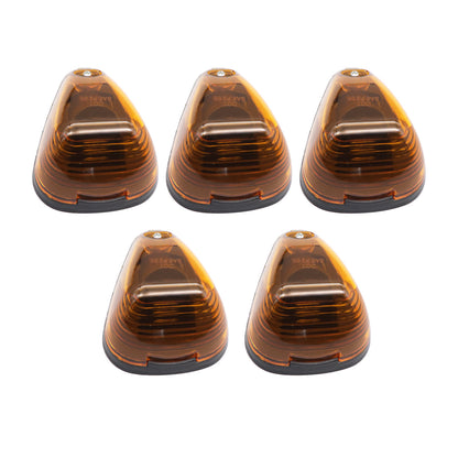 For 99-16 Ford F250 F350 F450 Super Duty 5X Amber LED Cab Roof Marker Light Kit