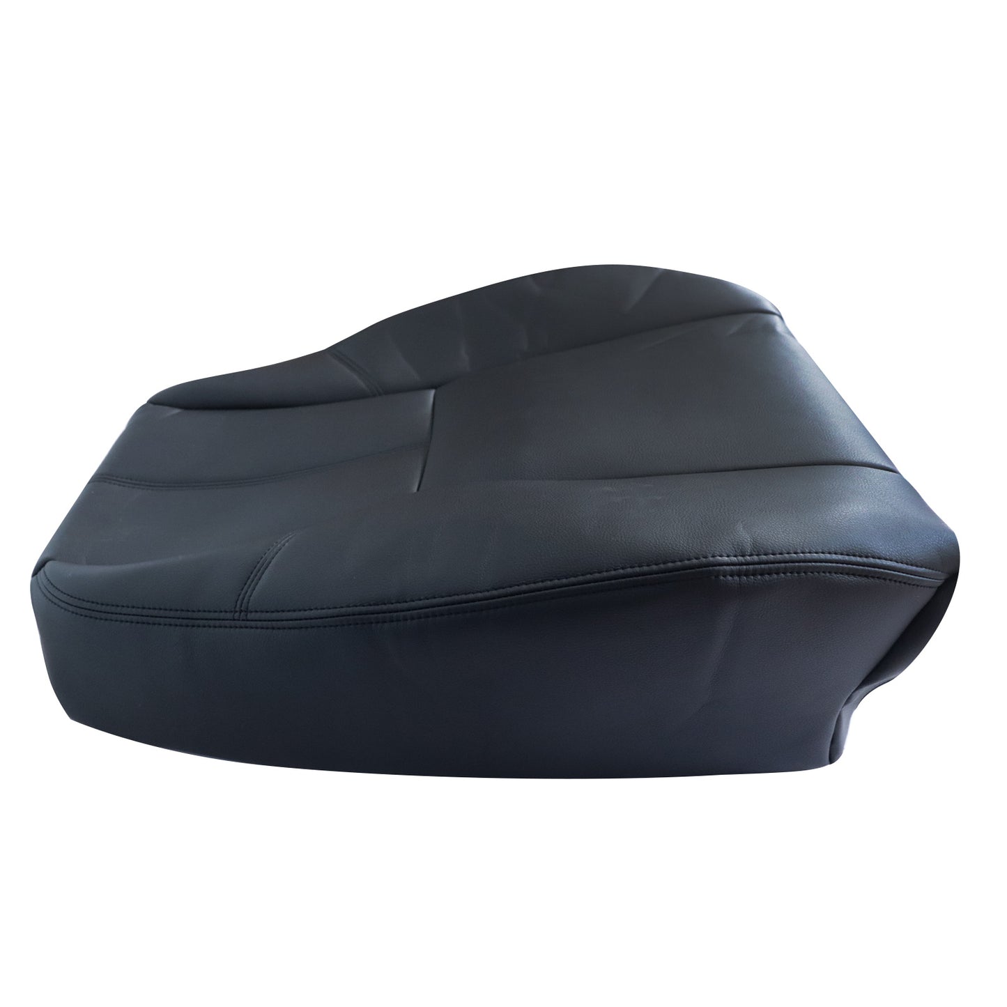 For 2007-2014 Chevy Tahoe Leather Driver Top Lean Back Seat Cover Black # 193