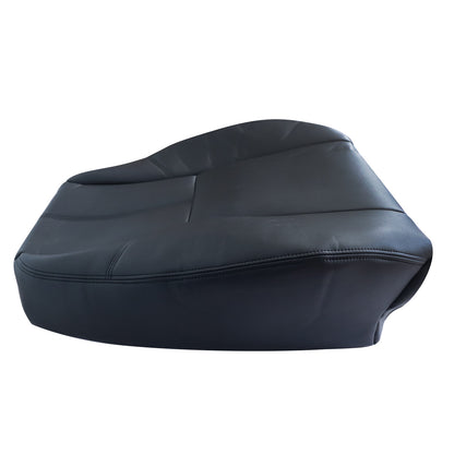 For 2007-2014 Chevy Tahoe Leather Driver Top Lean Back Seat Cover Black # 193