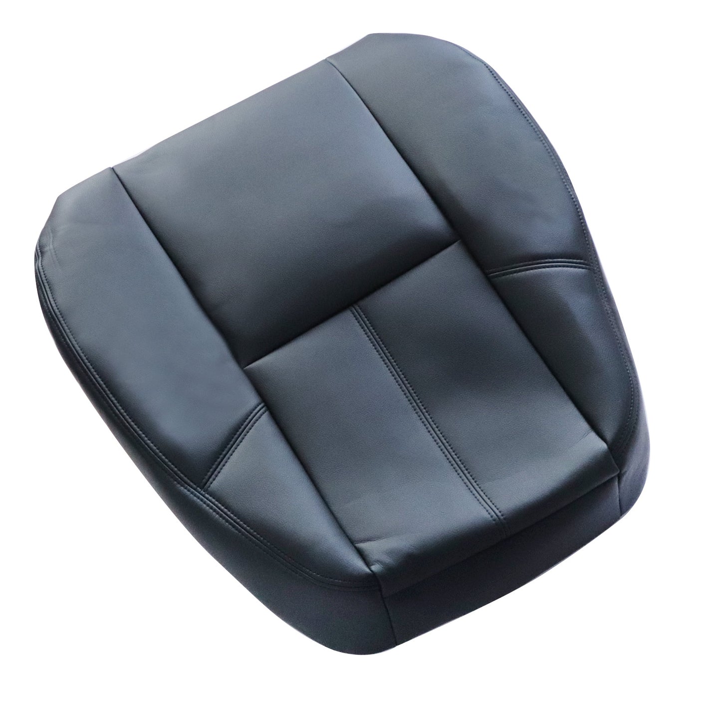For 2007-2014 Chevy Tahoe Leather Driver Top Lean Back Seat Cover Black # 193
