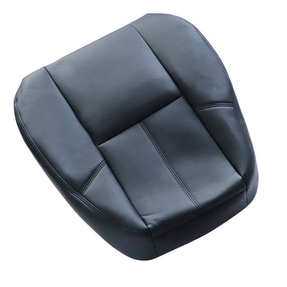 For 2007-2014 Chevy Tahoe Leather Driver Top Lean Back Seat Cover Black # 193