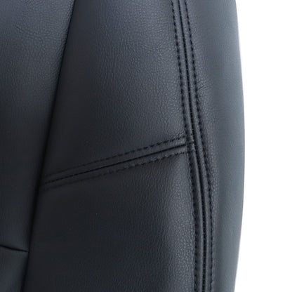 For 2007-2014 Chevy Tahoe Leather Driver Top Lean Back Seat Cover Black # 193
