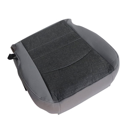 Driver Bottom Cloth Seat Cover Gray For 2016 2017 2018 Dodge Ram 1500 2500 3500
