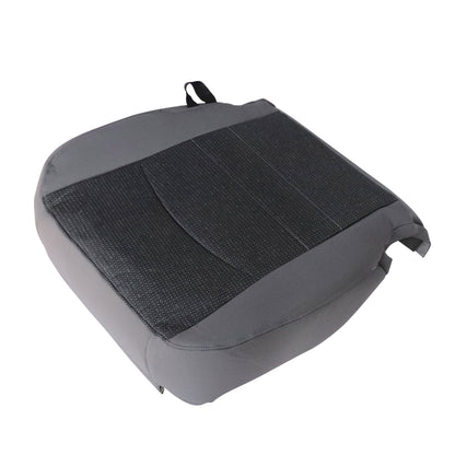 Driver Bottom Cloth Seat Cover Gray For 2016 2017 2018 Dodge Ram 1500 2500 3500