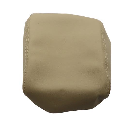 For 2006-2013 Honda Ridgeline Center Console Lid Armrest Cover Leather Beige Tan