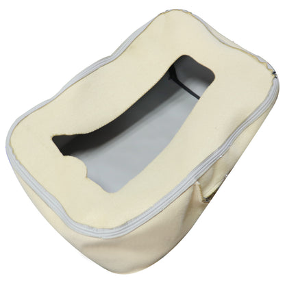 Leather Armrest Console JUMP SEAT Cover For 07-13 Chevy Silverado 1500 Gray