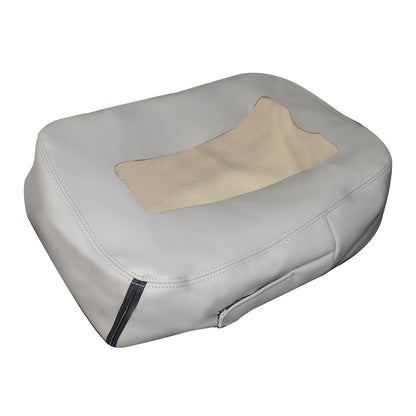 Leather Armrest Console JUMP SEAT Cover For 07-13 Chevy Silverado 1500 Gray