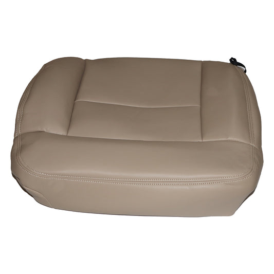 2004 2005 2006 07 08 For Ford F150 Passenger Bottom Leather Seat Cover Light Tan