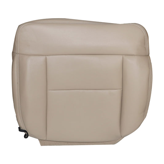 2004 2005 2006 07 08 For Ford F150 Passenger Bottom Leather Seat Cover Light Tan