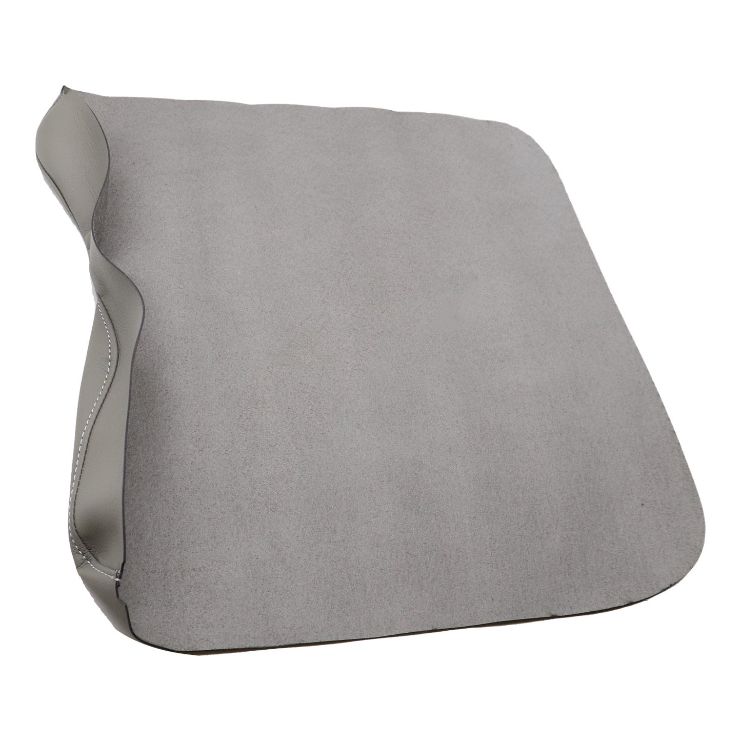Leather Center Console Lid Armrest Cover Bench Seat For 2015-2020 Ford F150 Grey