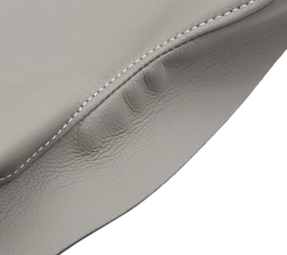 Leather Center Console Lid Armrest Cover Bench Seat For 2015-2020 Ford F150 Grey