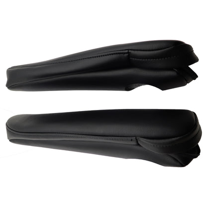 Fits 2011-2017 Toyota Sienna Front Seat Armrest Leather Cover Black