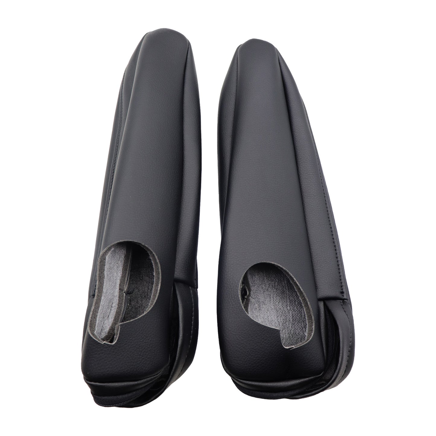 Fits 2011-2017 Toyota Sienna Front Seat Armrest Leather Cover Black