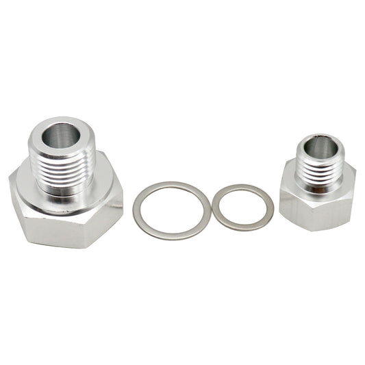 oil pressure coolant temp gauge fitting adapter For LS1 4.8 5.3 6.0 Swap M12 M16