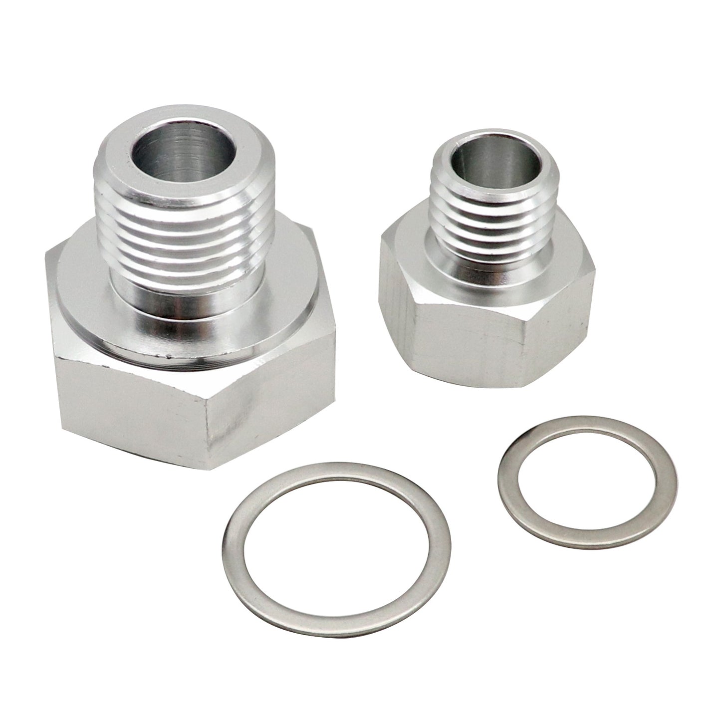 oil pressure coolant temp gauge fitting adapter For LS1 4.8 5.3 6.0 Swap M12 M16