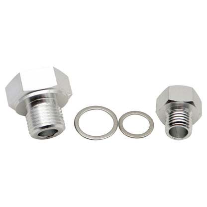 oil pressure coolant temp gauge fitting adapter For LS1 4.8 5.3 6.0 Swap M12 M16