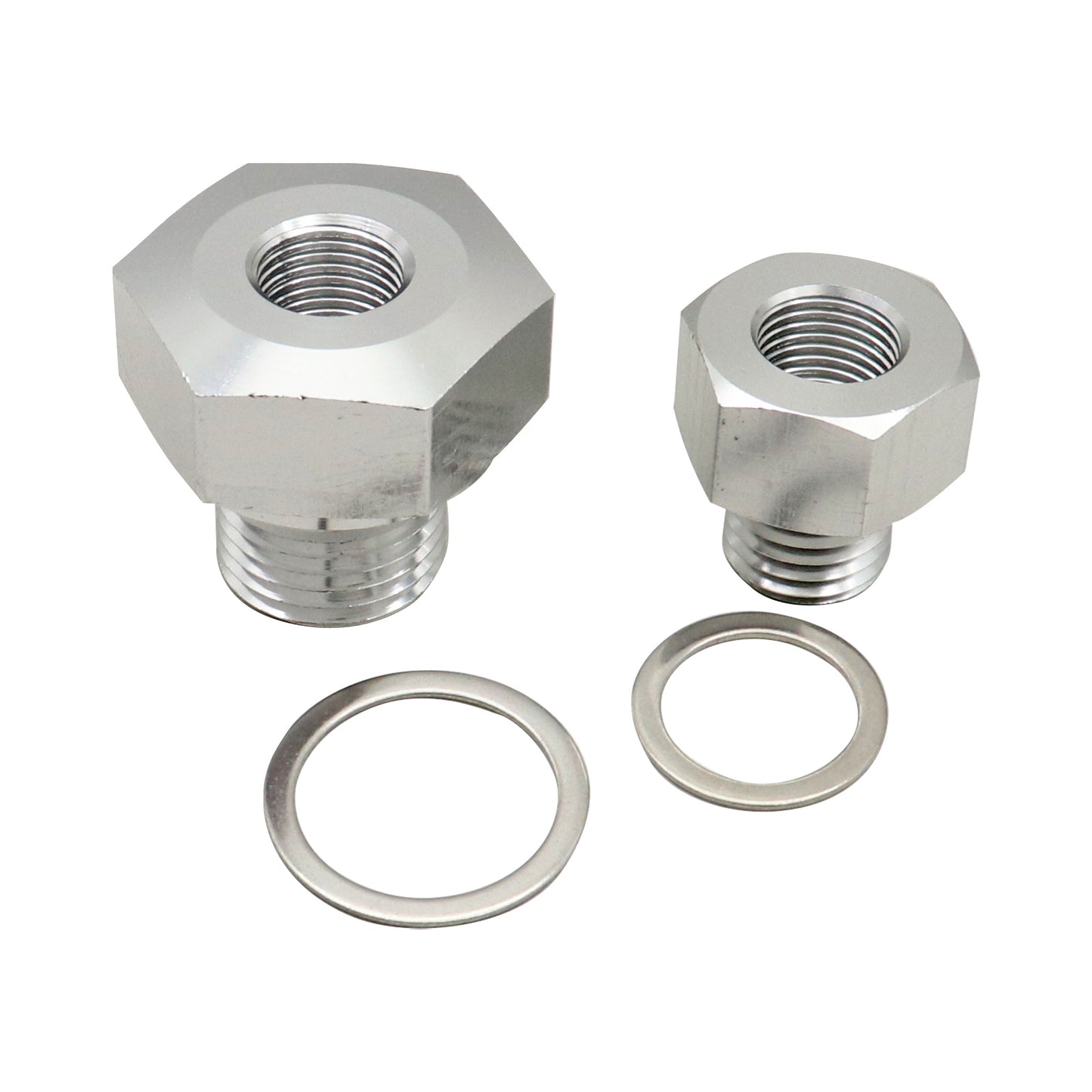 oil pressure coolant temp gauge fitting adapter For LS1 4.8 5.3 6.0 Swap M12 M16