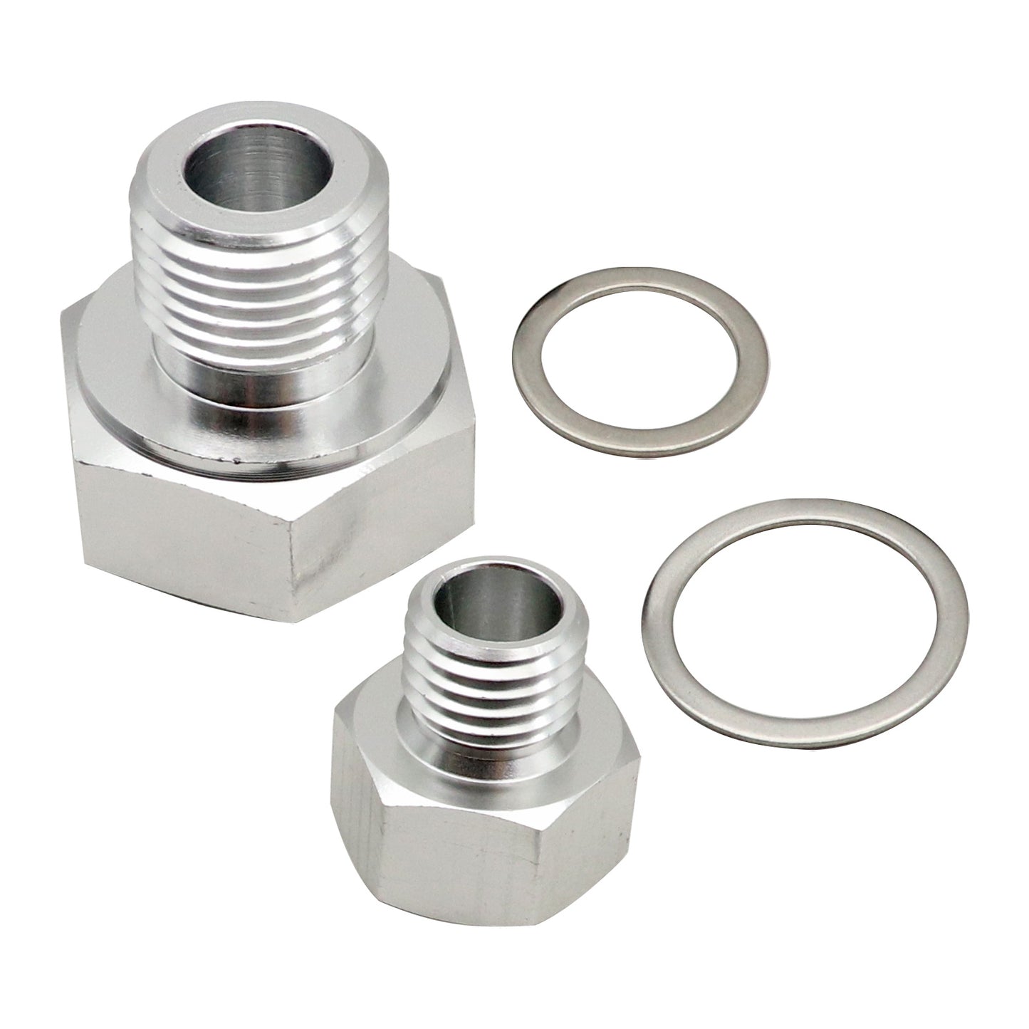 oil pressure coolant temp gauge fitting adapter For LS1 4.8 5.3 6.0 Swap M12 M16