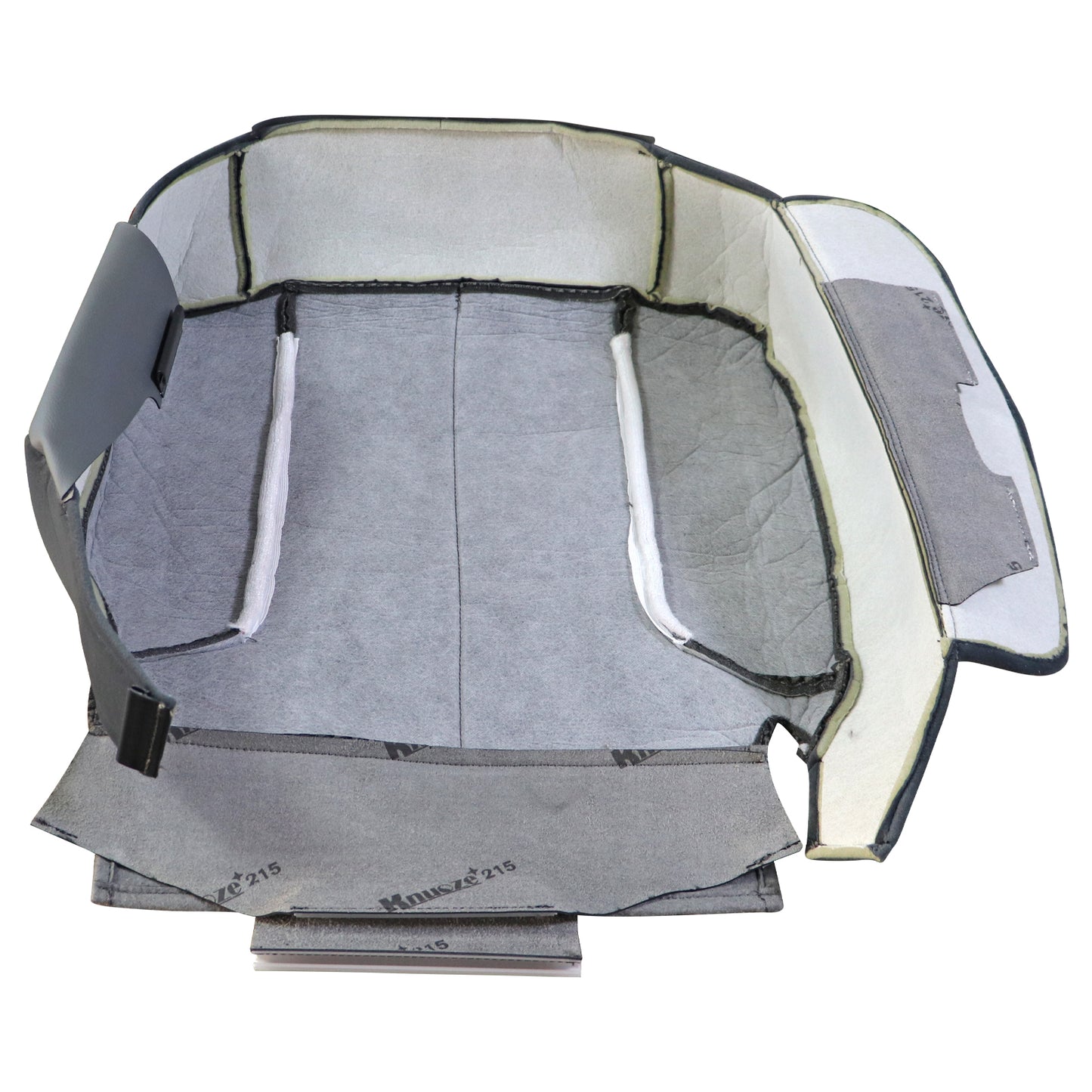 For 2003 2004 2005 Dodge Ram 1500 2500 Driver Side Bottom Cloth Seat Cover Gray