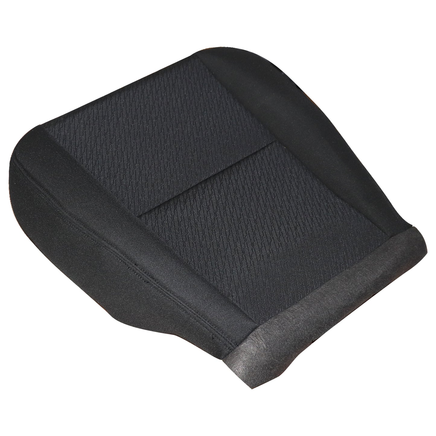 For 2007-2014 GMC Sierra 1500 2500HD 3500HD Driver Bottom Cloth Seat Cover Black