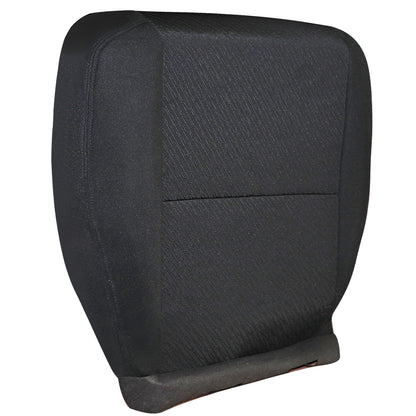 For 2007-2014 GMC Sierra 1500 2500HD 3500HD Driver Bottom Cloth Seat Cover Black
