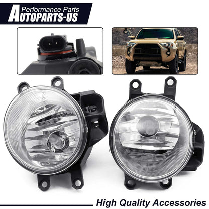 For 2014-2020 Toyota 4Runner Bumper Fog Light Driving Lamps W/Bulbs Left & Right