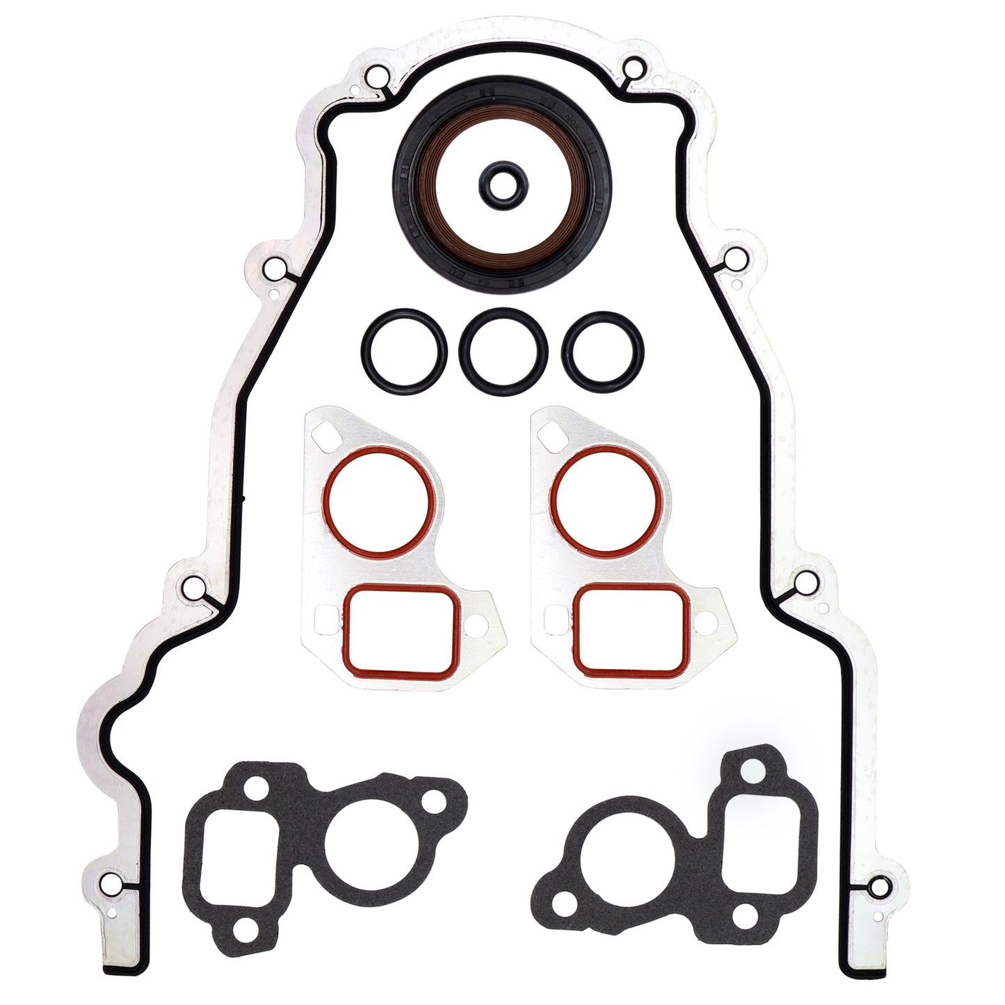 Engine Timing Cover Gasket Set For 4.8L 5.3L 5.7L 6.0L 6.2L Chevy Silverado