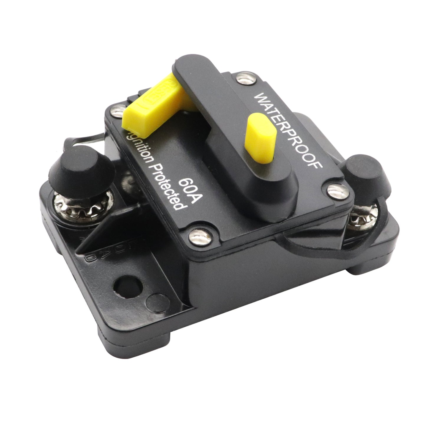 60AMP 12V DC Circuit Breaker Reset Car Auto Marine Stereo Audio FuseInverter 1pc