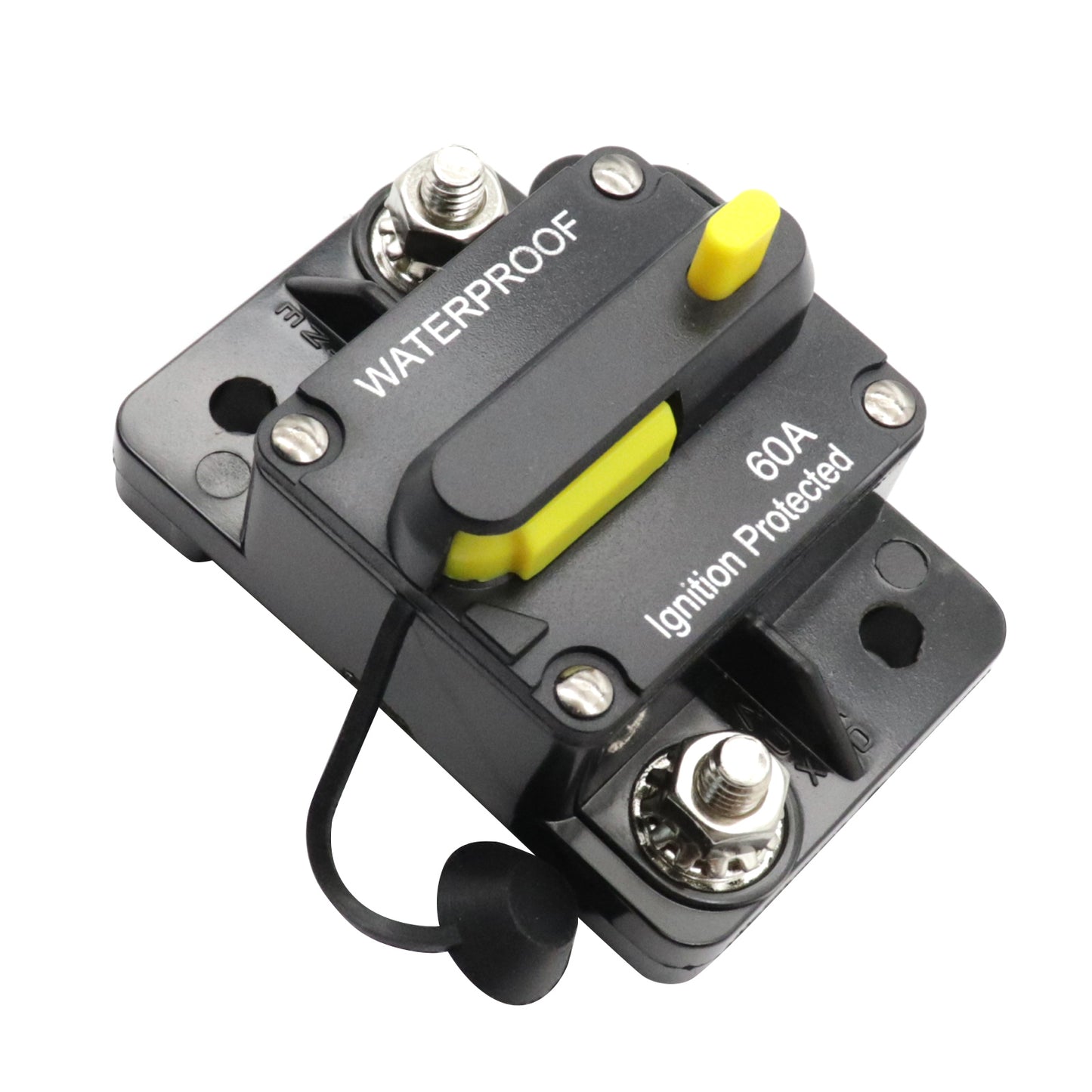 60AMP 12V DC Circuit Breaker Reset Car Auto Marine Stereo Audio FuseInverter 1pc