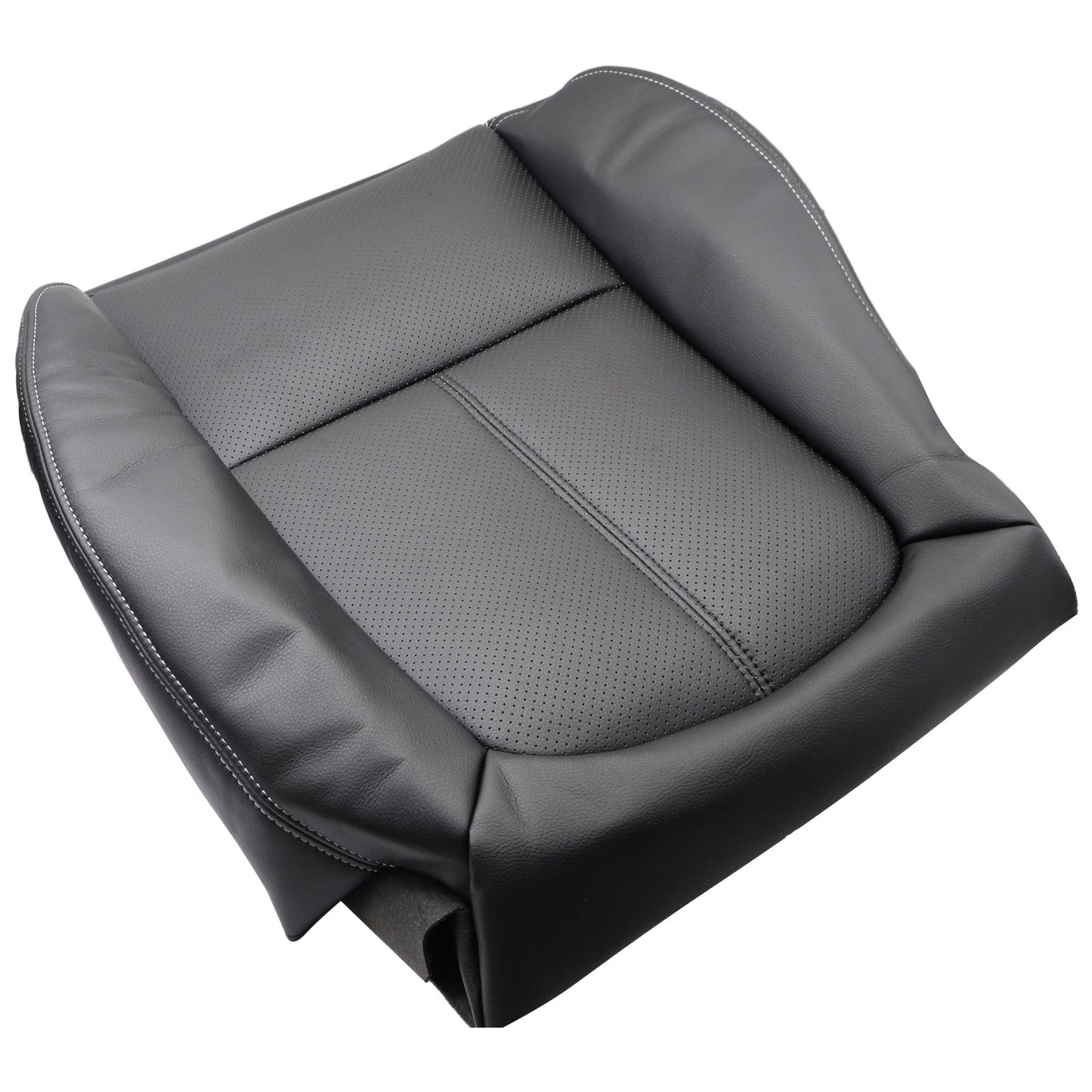 For 2011-2016 Ford F250 F350 Lariat Driver Bottom Perforated Leather Seat Cover