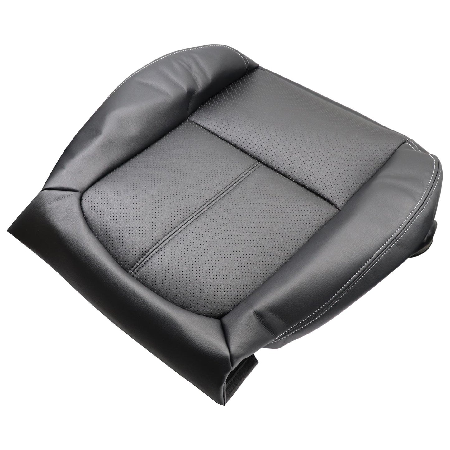For 2011-2016 Ford F250 F350 Lariat Driver Bottom Perforated Leather Seat Cover