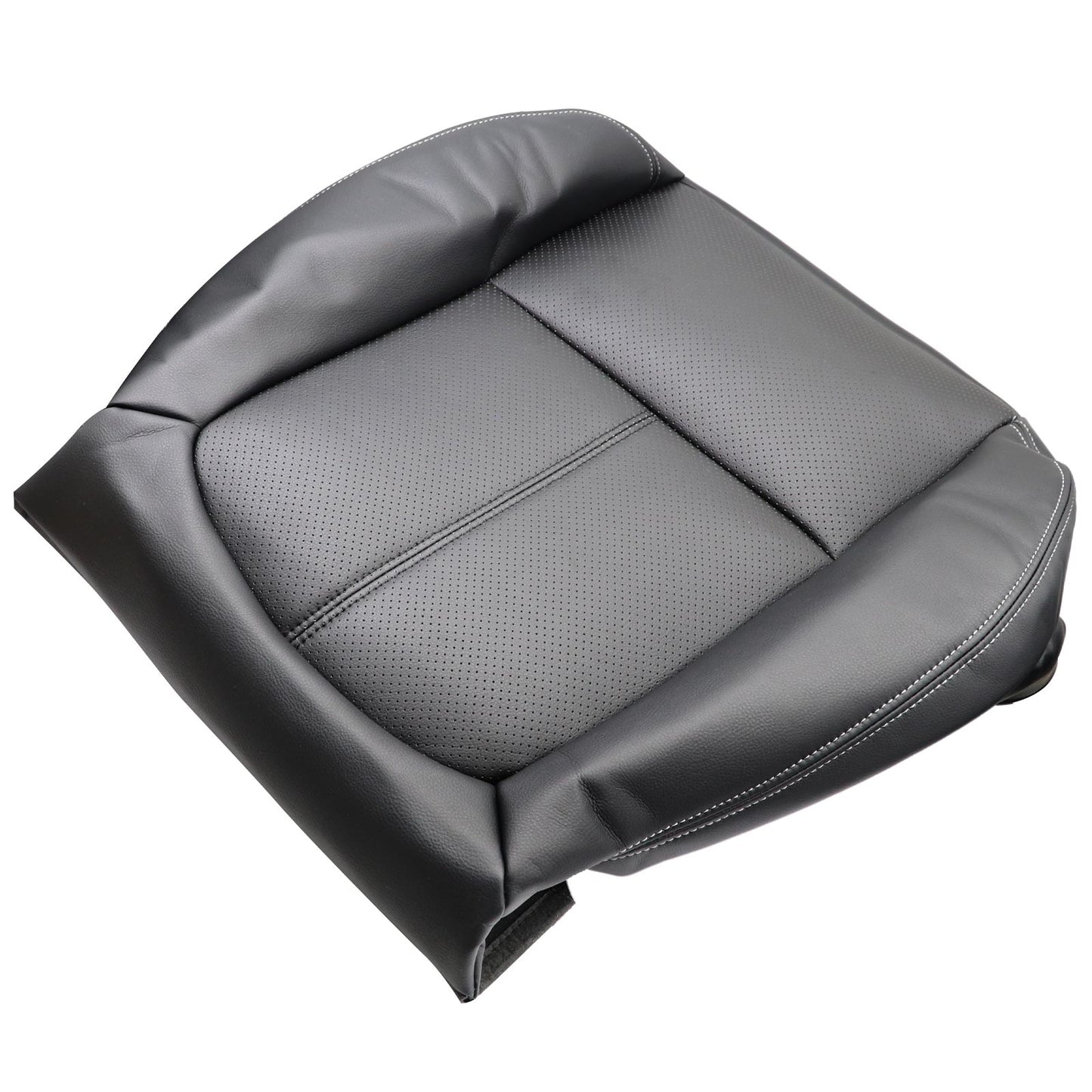 For 2011-2016 Ford F250 F350 Lariat Driver Bottom Perforated Leather Seat Cover