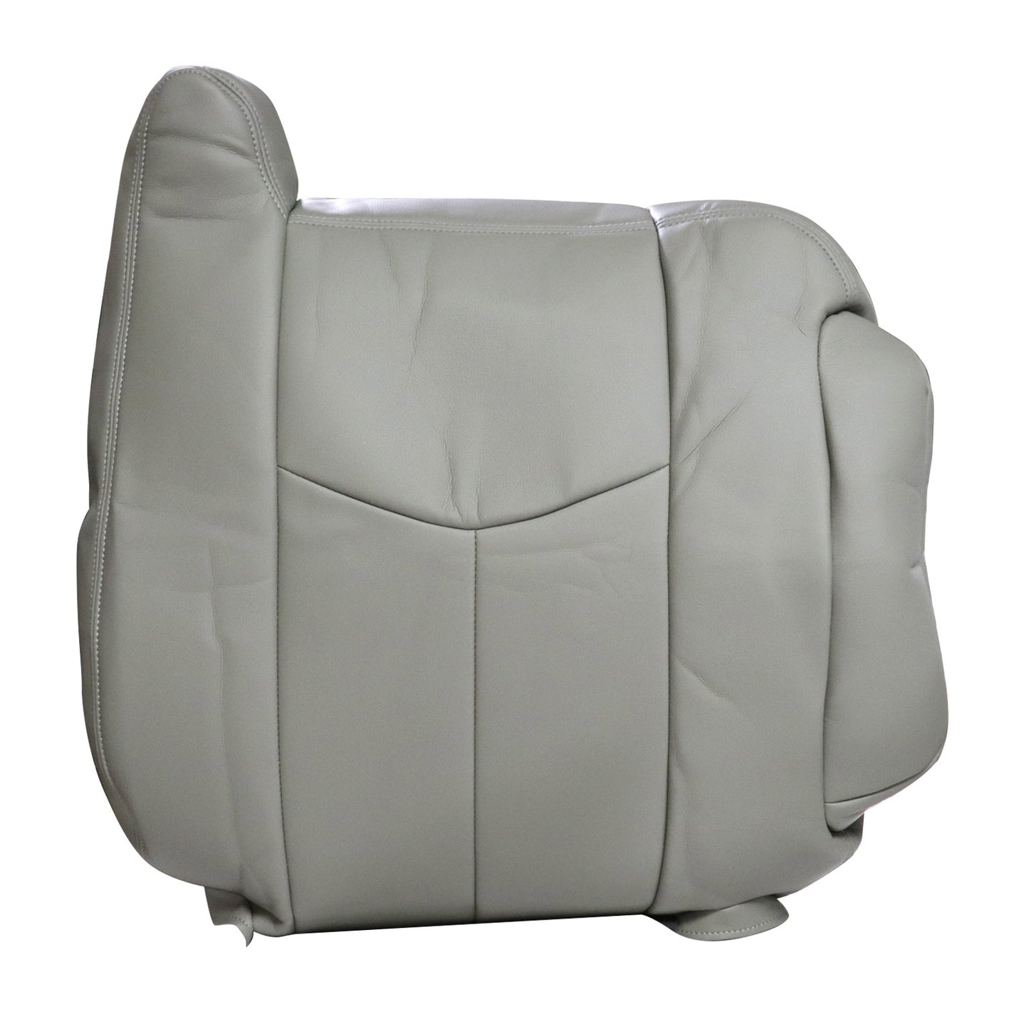 Passenger Top Lean Back Seat Cover Gray For Chevy Silverado GMC Sierra 2003-2006