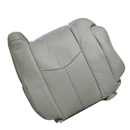 Passenger Top Lean Back Seat Cover Gray For Chevy Silverado GMC Sierra 2003-2006