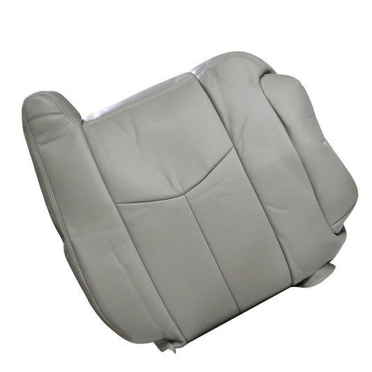 Passenger Top Lean Back Seat Cover Gray For Chevy Silverado GMC Sierra 2003-2006