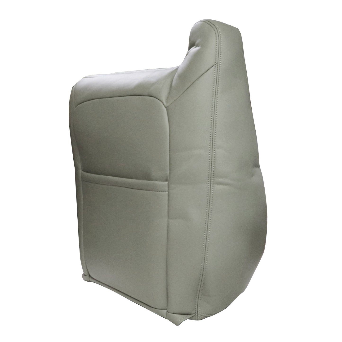 Passenger Top Lean Back Seat Cover Gray For Chevy Silverado GMC Sierra 2003-2006