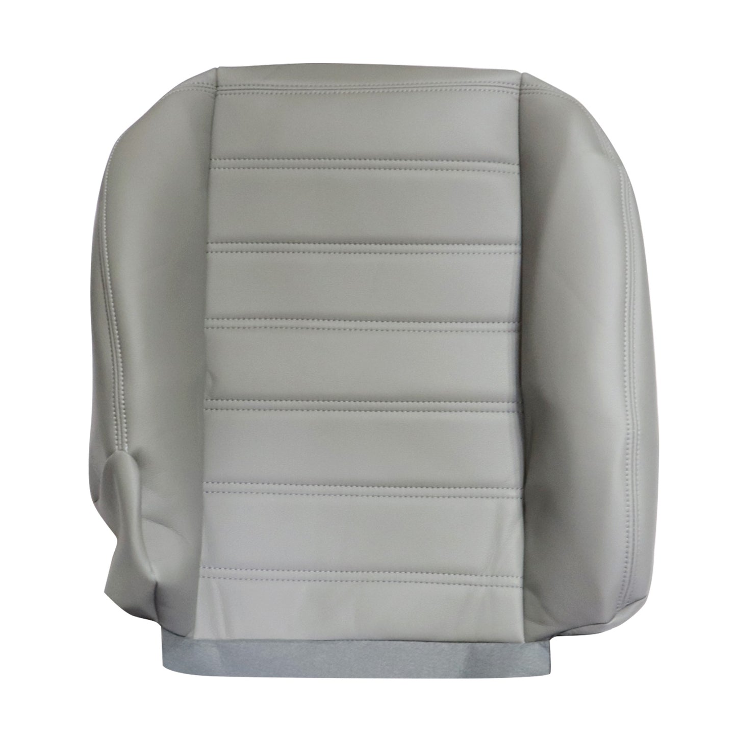 Passenger Side Bottom Leather Seat Cover Gray For 2003-2007 Hummer H2