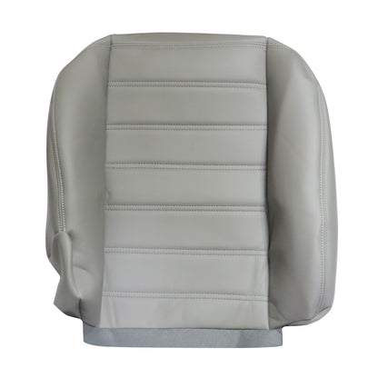 Passenger Side Bottom Leather Seat Cover Gray For 2003-2007 Hummer H2