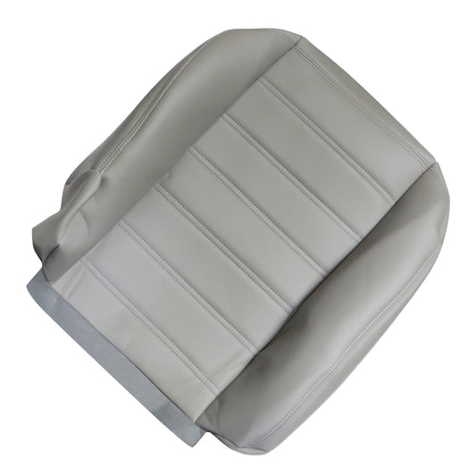 Passenger Side Bottom Leather Seat Cover Gray For 2003-2007 Hummer H2