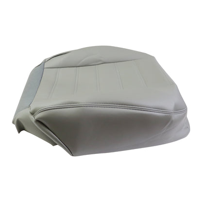 Passenger Side Bottom Leather Seat Cover Gray For 2003-2007 Hummer H2