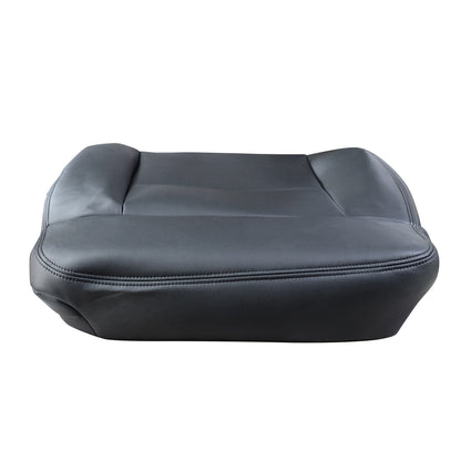 For 2004-2008 Ford F-150 STX XL XLT Passenger Side Bottom Leather Seat Cover Blk
