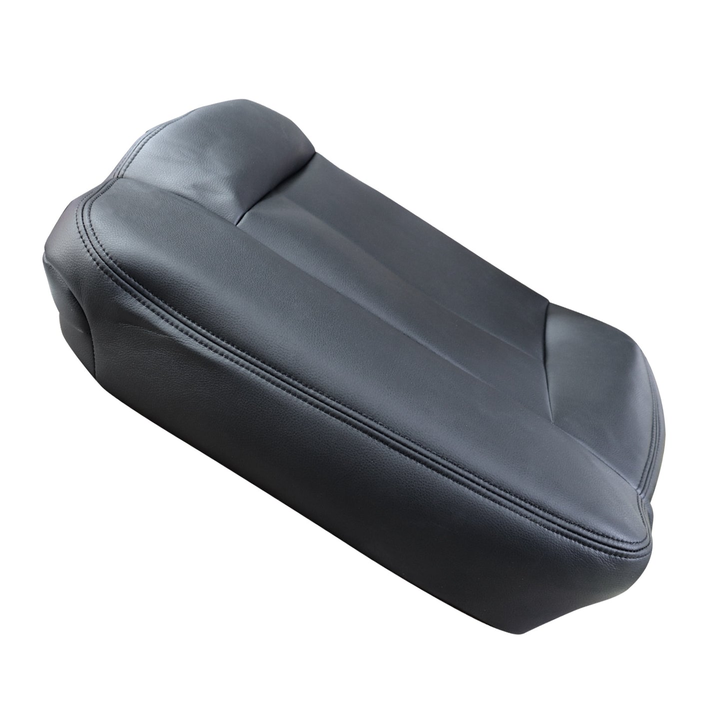 For 2004-2008 Ford F-150 STX XL XLT Passenger Side Bottom Leather Seat Cover Blk