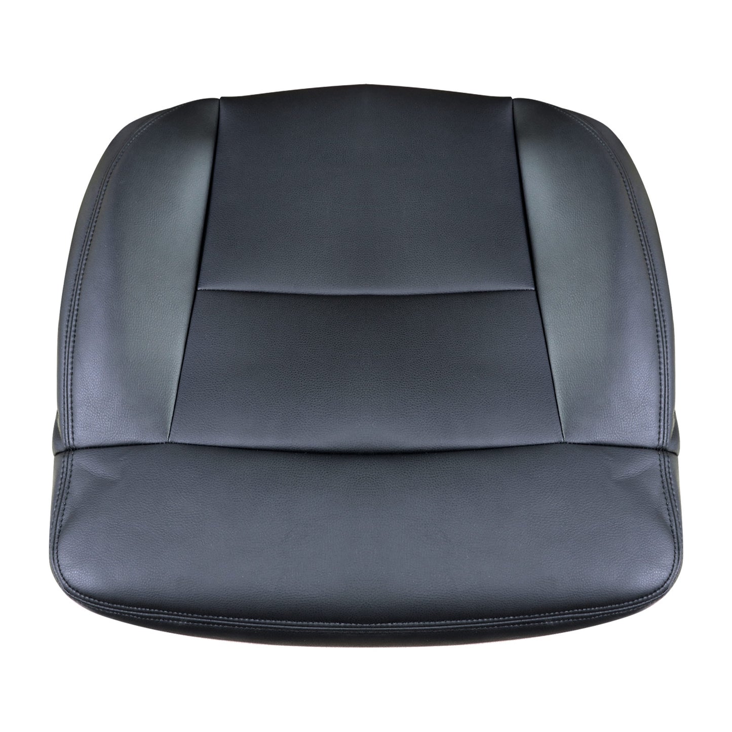 For 2004-2008 Ford F-150 STX XL XLT Passenger Side Bottom Leather Seat Cover Blk