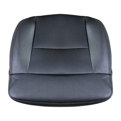 For 2004-2008 Ford F-150 STX XL XLT Passenger Side Bottom Leather Seat Cover Blk