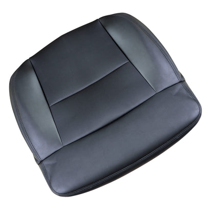 For 2004-2008 Ford F-150 STX XL XLT Passenger Side Bottom Leather Seat Cover Blk