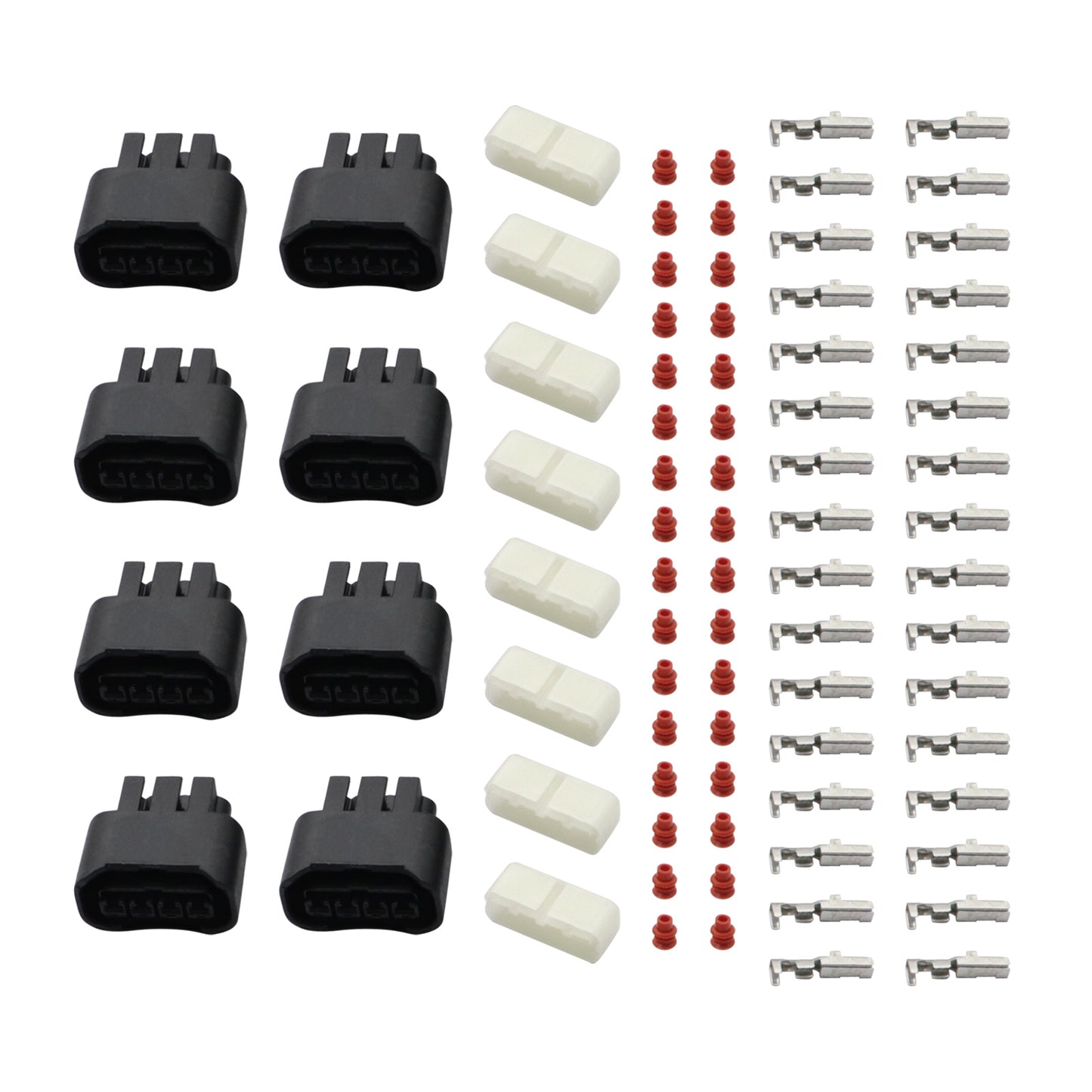 8PCS Ignition Coil Plug Connector Harness For Toyota Lexus Camry 90980-11885
